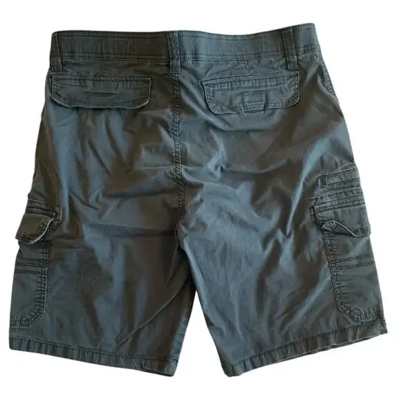 Men's Iron Co Cargo Shorts in Slate Blue Size 36W - Picture 2 of 7